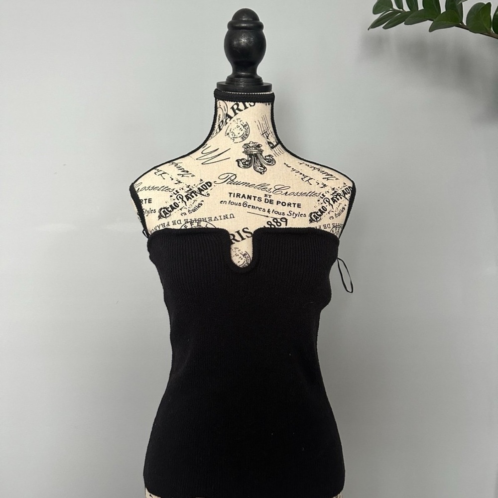 H&M Black Strapless Tank Top